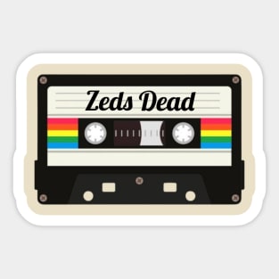 Zeds Dead / Cassette Tape Style Sticker